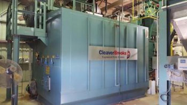 Picture of 40000 Lb./Hr. Cleaver Brooks Watertube Boiler Model: NB200D4